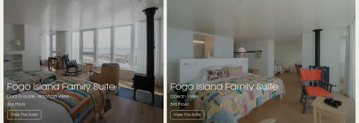 Fogo Island Family Suite on Fogo Island Inn