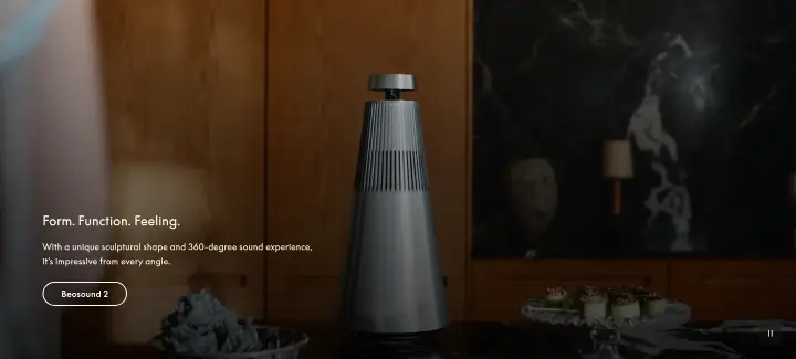 Form. Function. Feeling on Bang & Olufsen
