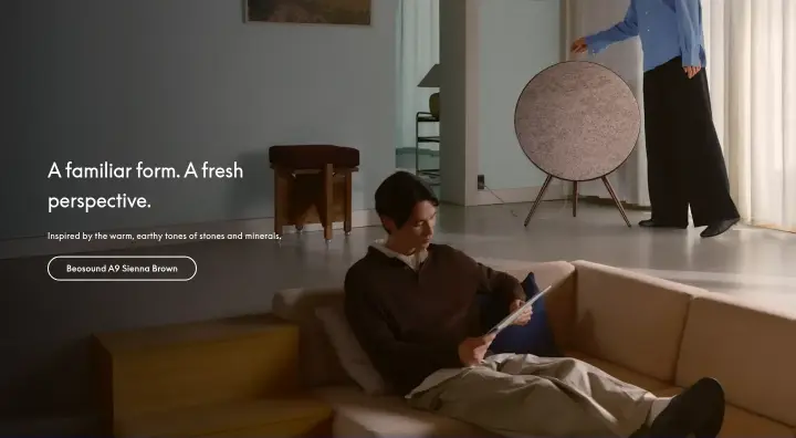 A familiar form. A fresh perspective on Bang & Olufsen