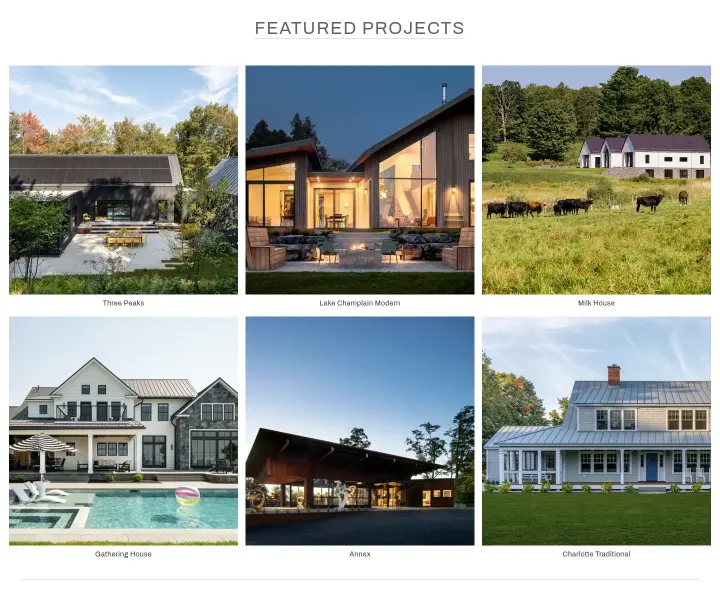Featured Projects on Red House Building