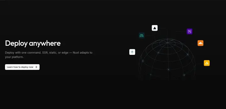 Deploy anywhere on Nuxt