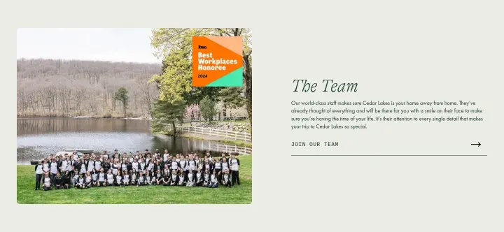The Team on Cedar Lakes Estate