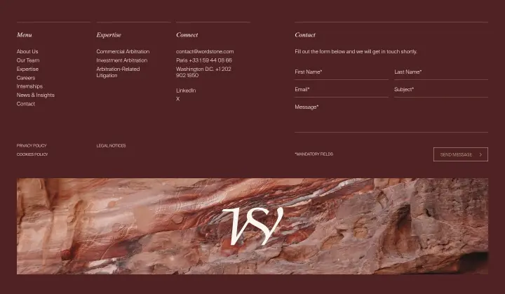 Footer on Wordstone Dispute Resolution
