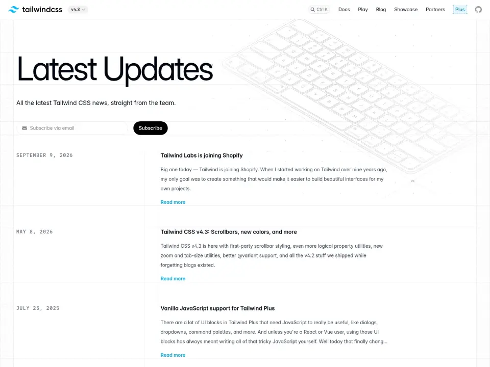 Tailwind CSS — Blog