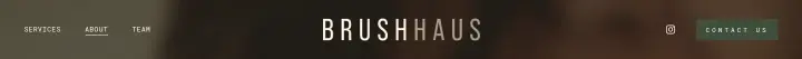 Navigation on BrushHaus