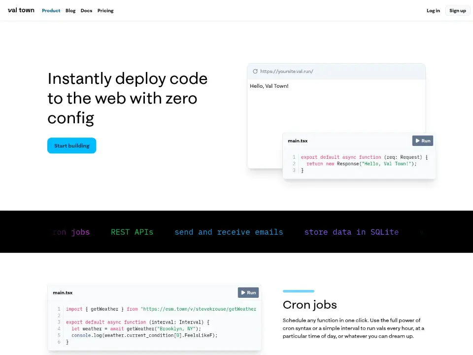 Val Town — Product