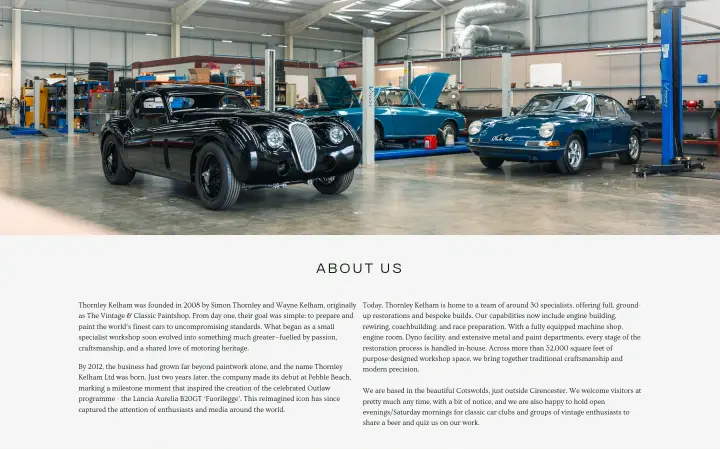 About Us on Thornley Kelham