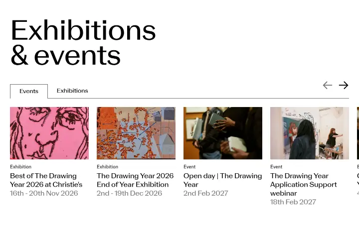 Exhibitions & events on Royal Drawing School
