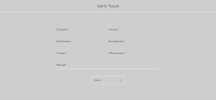 Get In Touch on Pallas Partners