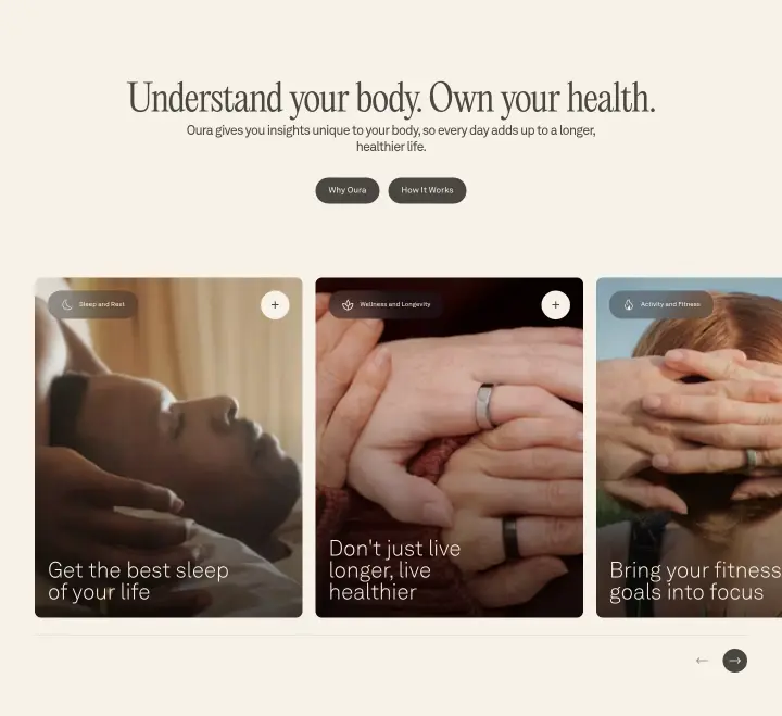 Understand your body. Own your health on Oura