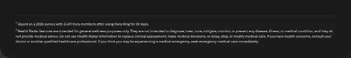 Content on Oura