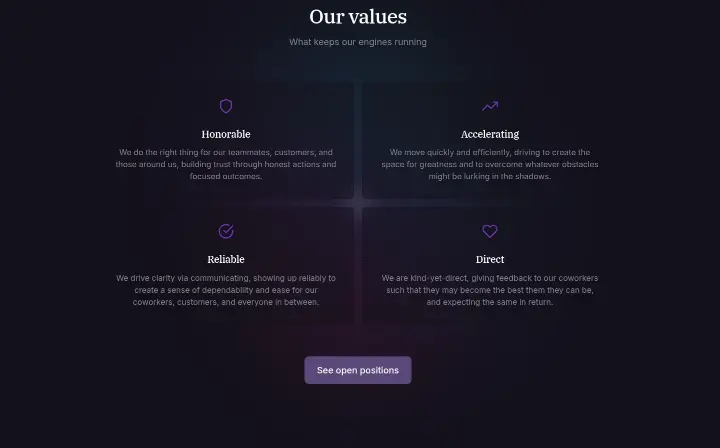 Our values on Railway
