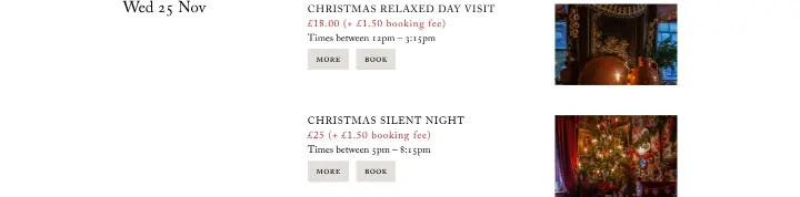 Wed 25 Nov on Dennis Severs' House