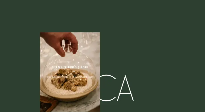 Our White Truffle Menu on LUCA
