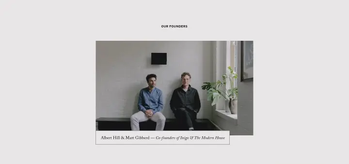 Our founders on Inigo
