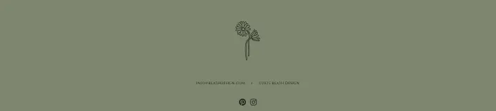 Footer on Reath Design