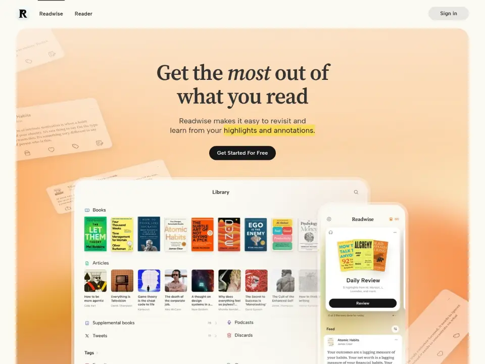 Readwise — Home