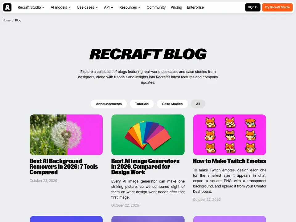 Recraft — Blog