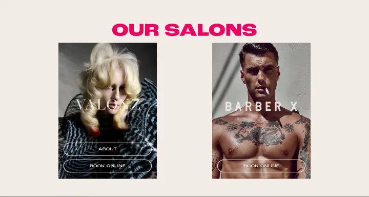 our salons on Valonz