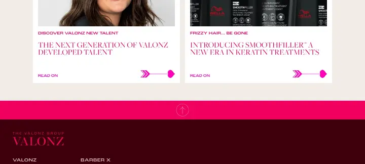 Footer on Valonz