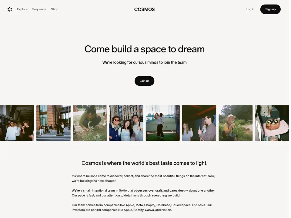 Cosmos — Careers