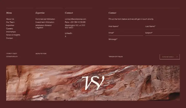 Footer on Wordstone Dispute Resolution