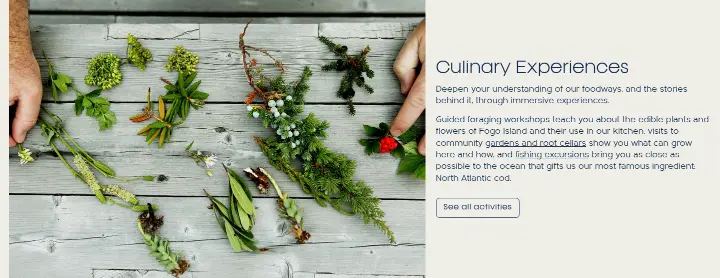 Culinary Experiences on Fogo Island Inn