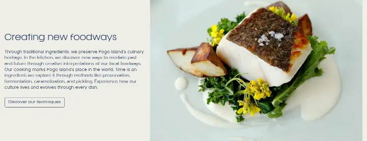 Creating new foodways on Fogo Island Inn