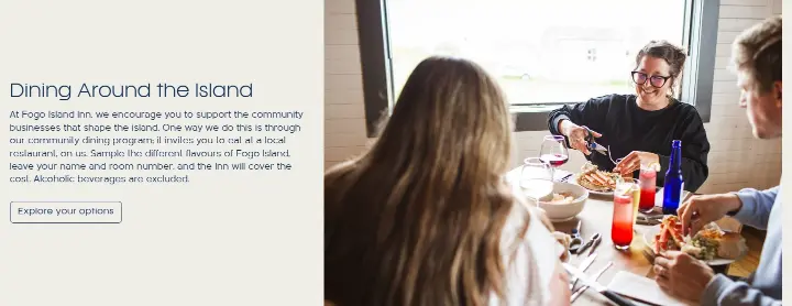Dining Around the Island on Fogo Island Inn