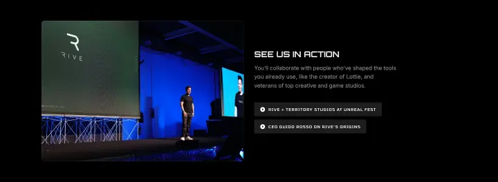 See us in action on Rive