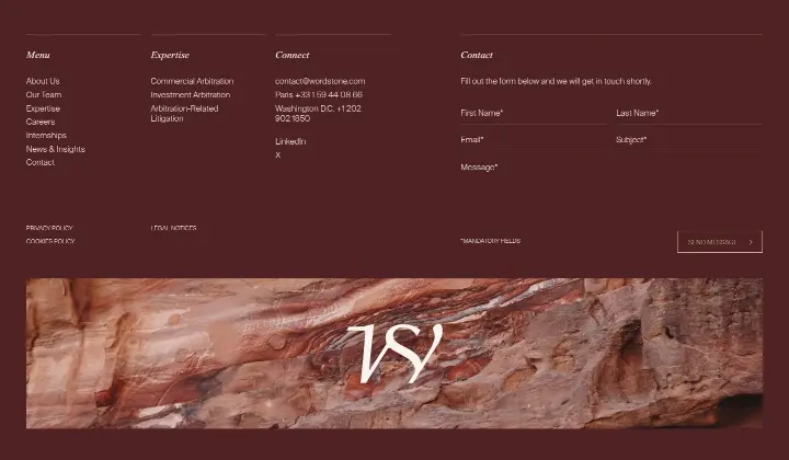 Footer on Wordstone Dispute Resolution