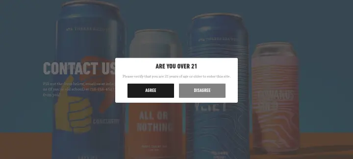 Contact Us on Threes Brewing