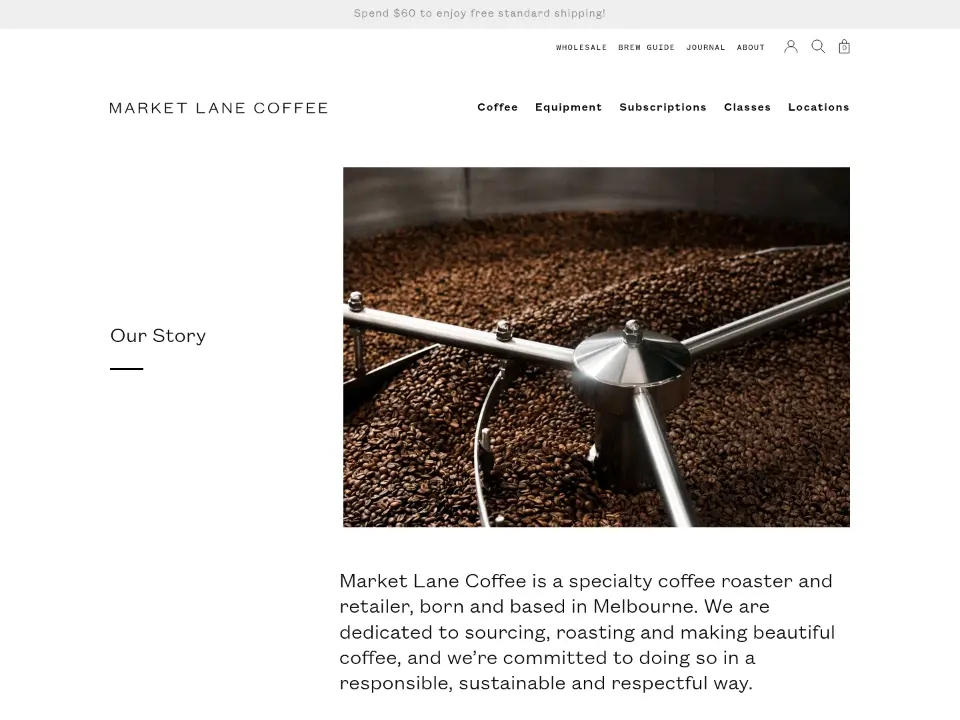 Market Lane Coffee — About