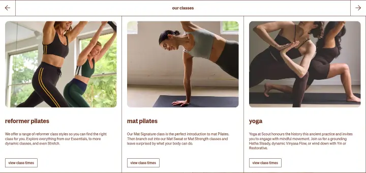 reformer pilates on Scout Studios