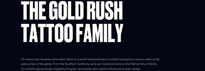 The gold rush tattoo family on Gold Rush Tattoo