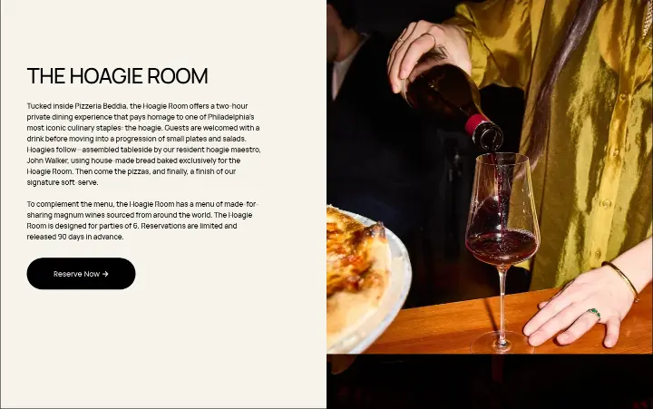 The Hoagie Room on Pizzeria Beddia