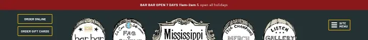Navigation on Mississippi Studios