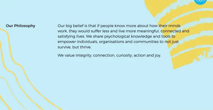 Our Philosophy on The Mind Room