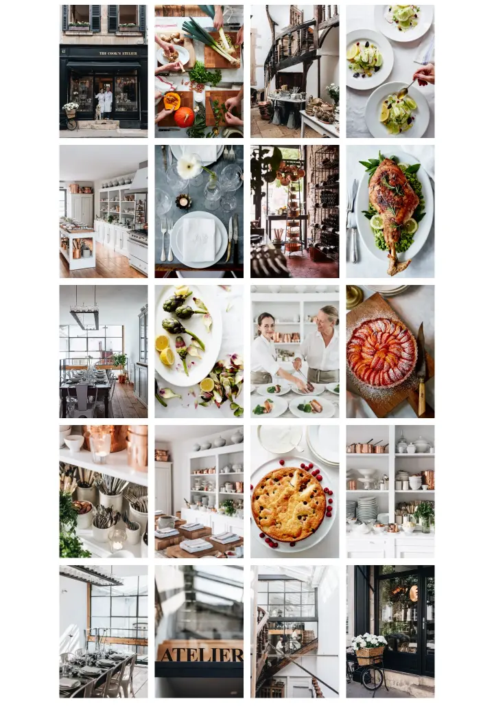 Gallery on The Cook's Atelier