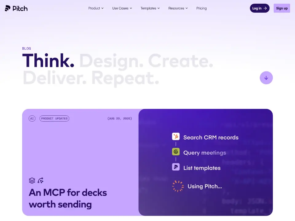 Pitch — Blog