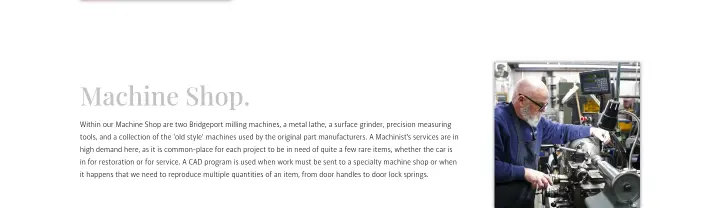 Machine Shop on Paul Russell and Company