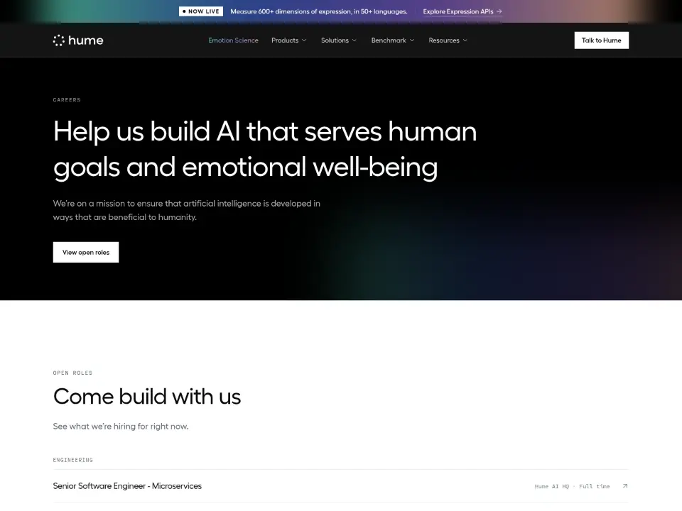 Hume AI — Careers