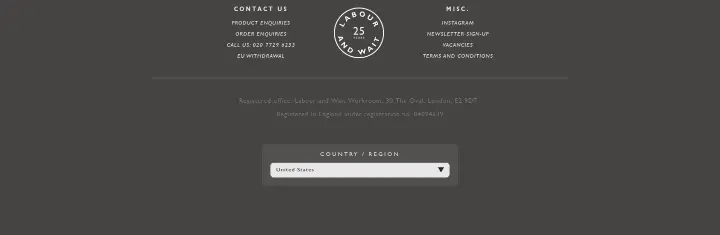 Footer on Labour and Wait