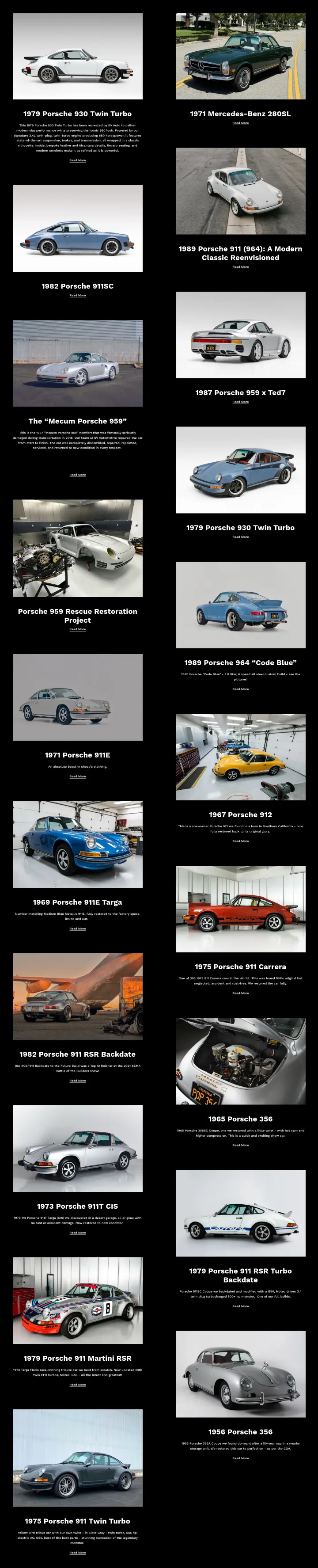 1979 Porsche 930 Twin Turbo on SV Automotive