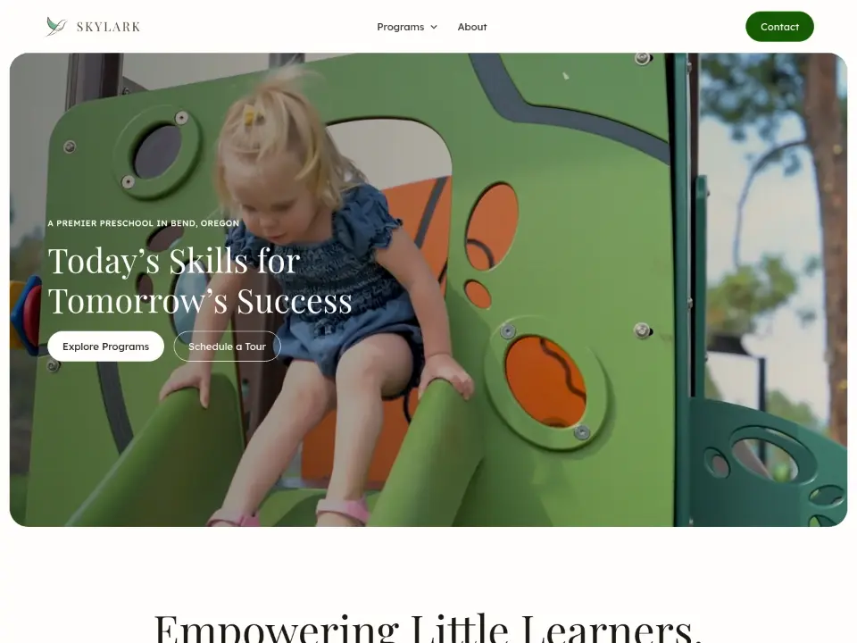 Skylark Children's Academy — Home