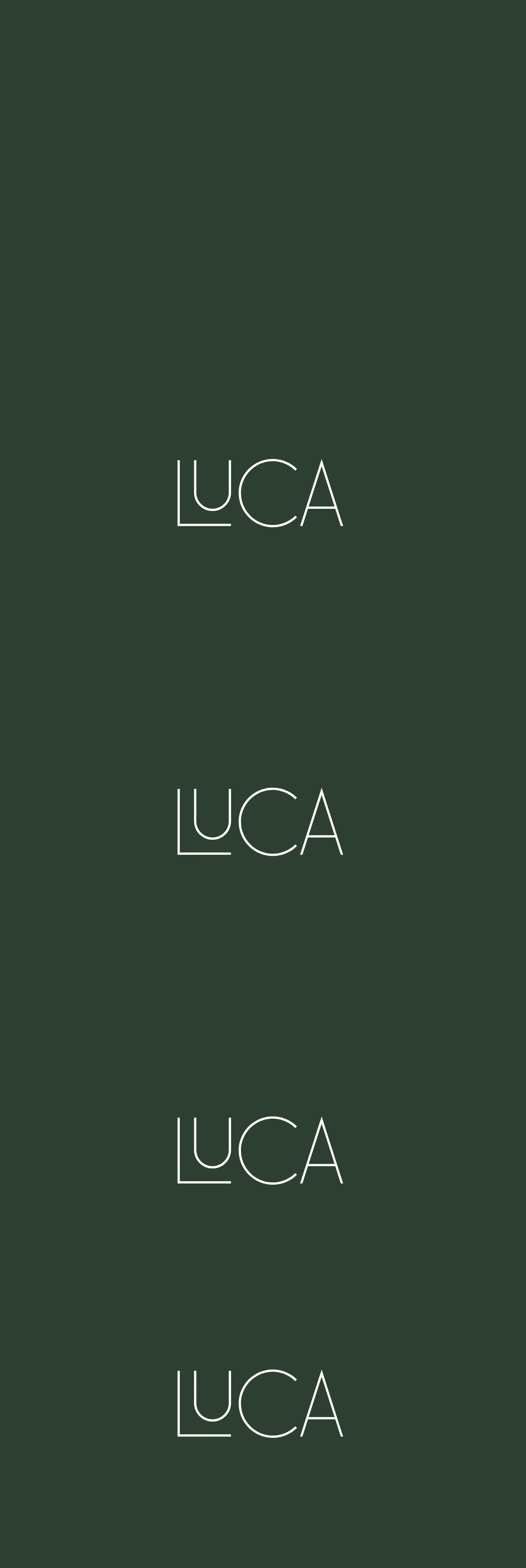 Screenshot of LUCA at desktop width