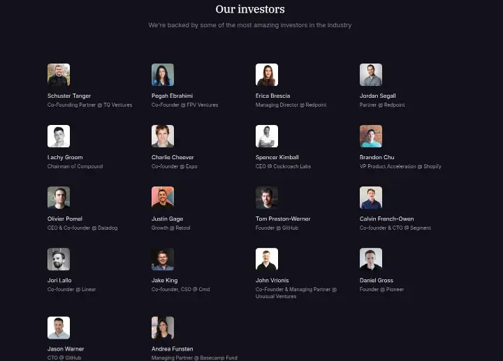 Our investors on Railway