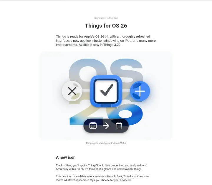 Footer on Things