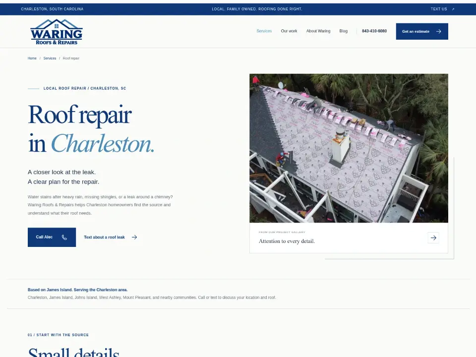 Waring Roofs & Repairs — Services