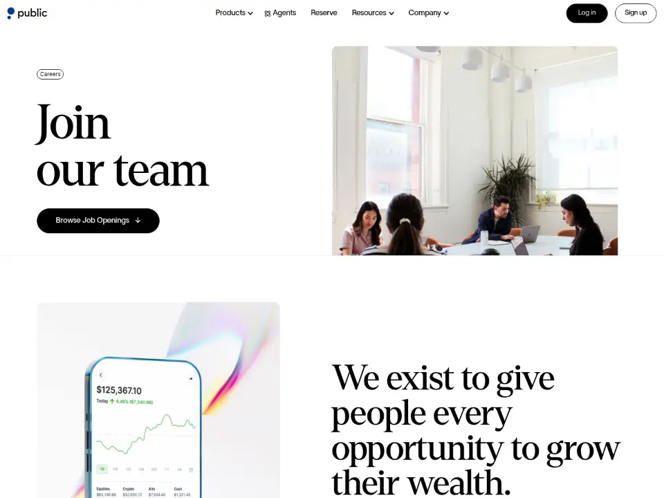 Public — Careers